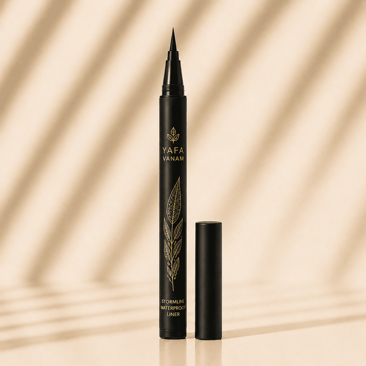 YAFA VANAM Stormline Waterproof Liner in shade Kohl Black